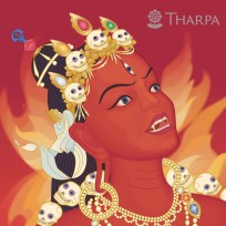 the beautiful face of vajrayogini